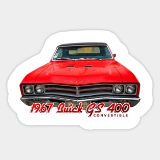 1967 Buick GS 400 Convertible Sticker